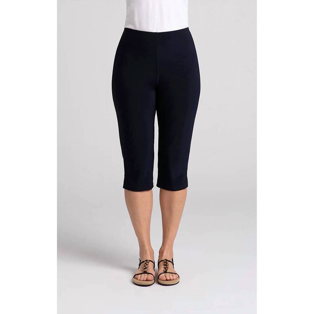 NEW SYMPLI narrow capri pant in navy